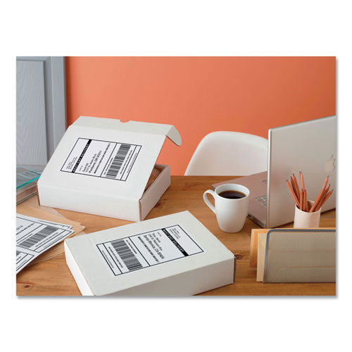 Shipping Labels With Trueblock Technology, Inkjet Printers, 5.06 X 7.62, White, 25 Sheets/pack