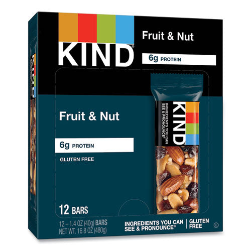 Fruit And Nut Bars, Fruit And Nut Delight, 1.4 Oz, 12/box