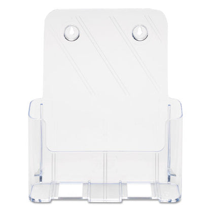 Docuholder For Countertop/wall-mount, Magazine, 9.25w X 3.75d X 10.75h, Clear