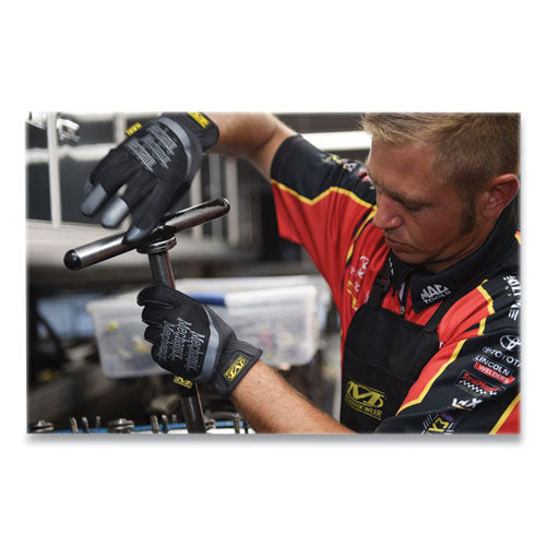 Fastfit Work Gloves, Black/gray, Large