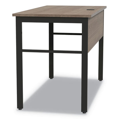 Urban Series Desk Workstation, 59" X 23.75" X 29.5", Natural Walnut