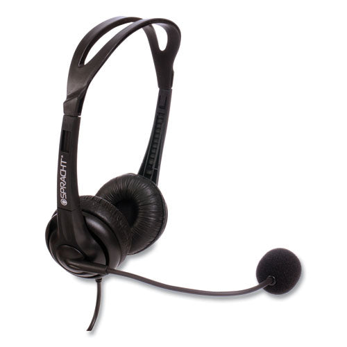 Zum Zum350b Binaural Over The Head Headset, Black