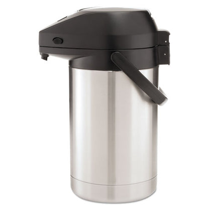 2.5 Liter Lever Action Airpot, Stainless Steel/black