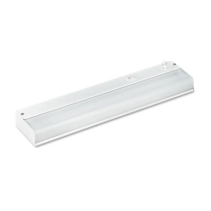 Low-profile Under-cabinet Led-tube Light Fixture With (1) 9 W Led Tube, Steel Housing, 18.25" X 4" X 1.75", White