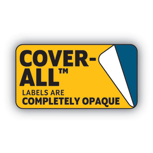 Cover-all Opaque Laser/inkjet Shipping Labels, Inkjet/laser Printers, 2 X 4, White, 10 Labels/sheet, 100 Sheets/box