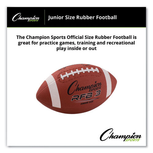 Rubber Sports Ball, For Football, Junior Size, Brown