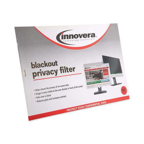 Blackout Privacy Filter For 30" Widescreen Flat Panel Monitor, 16:10 Aspect Ratio