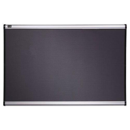 Prestige Gray Diamond Mesh Bulletin Board, 36 X 24, Gray Surface, Silver Aluminum/plastic Frame