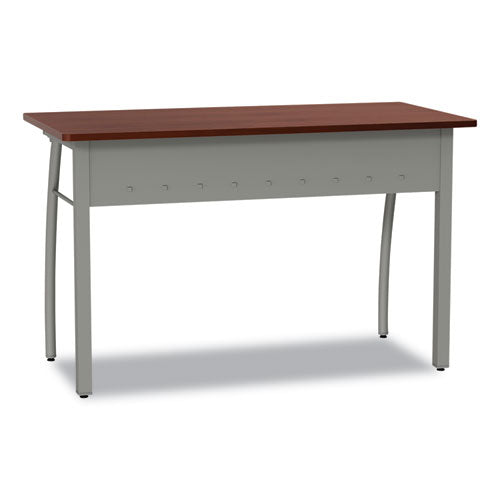 Trento Line Rectangular Desk, 47.25" X 23.63" X 29.5", Cherry