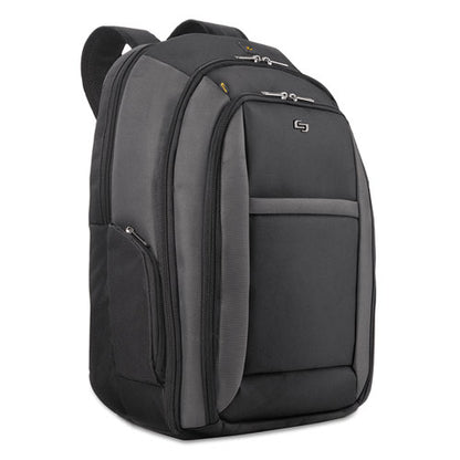 Pro Checkfast Backpack, Fits Devices Up To 16", Ballistic Polyester, 13.75 X 6.5 X 17.75, Black