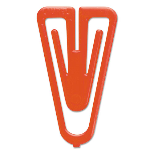 Plastiklips Paper Clips, Medium, Smooth, Assorted Colors, 500/box