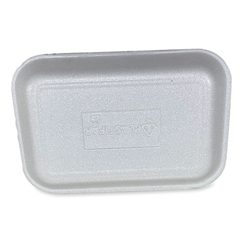Meat Trays, #2s, 8.5 X 6 X 0.7, White, 500/carton