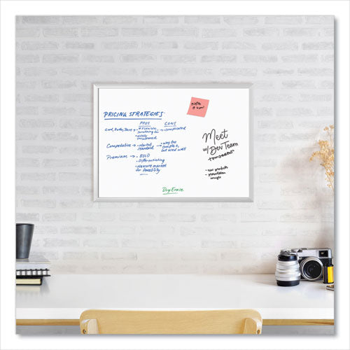 Melamine Dry Erase Board, 23 X 17, White Surface, Silver Frame