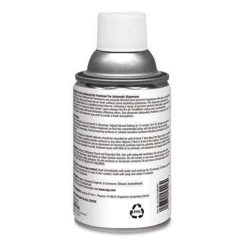 Premium Metered Air Freshener Refill, Cinnamon, 6.6 Oz Aerosol Spray, 12/carton