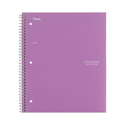 Wirebound Notebook, 1-subject, Wide/legal Rule, Randomly Assorted Cover Color, (100) 10.5 X 8 Sheets, 6/pack