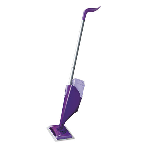 Wetjet Mop, 11 X 5 White Cloth Head, 46" Purple/silver Aluminum/plastic Handle, 2/carton