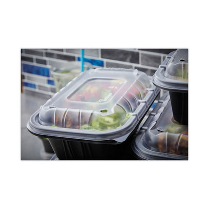 Earthchoice Entree2go Takeout Container Vented Lid, 11.75 X 8.75 X 0.98, Clear, Plastic, 200/carton