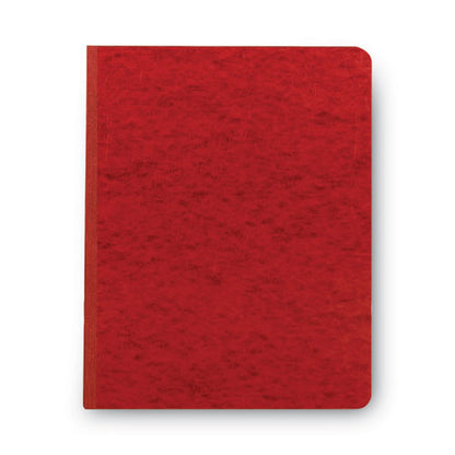 Prong Fastener Premium Pressboard Report Cover, Two-piece Prong Fastener, 3" Capacity, 8.5 X 11, Bright Red/bright Red