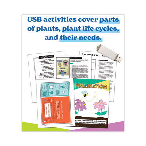 In A Flash Usb, Plants, Ages 5-8, 191 Pages