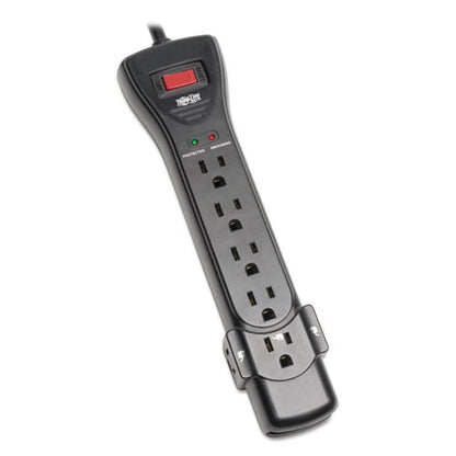 Protect It! Surge Protector, 7 Ac Outlets, 7 Ft Cord, 2,160 J, Black