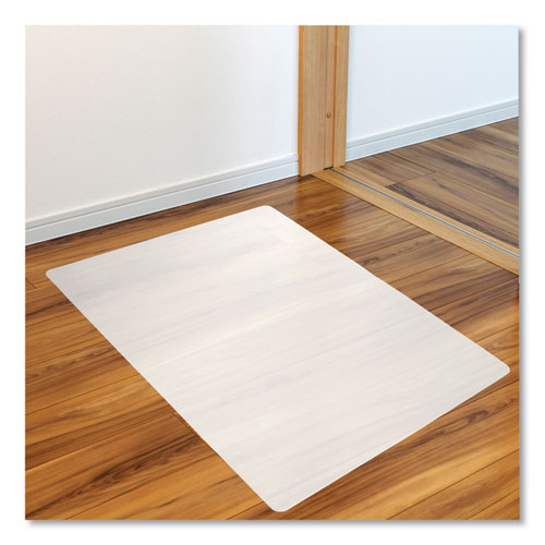 Ecotex Polypropylene Anti-slip Foldable Chair Mat For Hard Floors, 45 X 53, Translucent