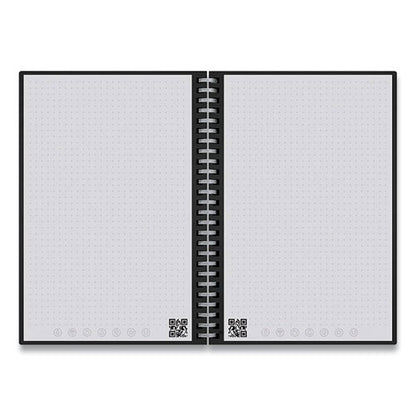 Wave Smart Reusable Notebook, Dotted Rule, Blue Cover, (40) 9.5 X 8.5 Sheets