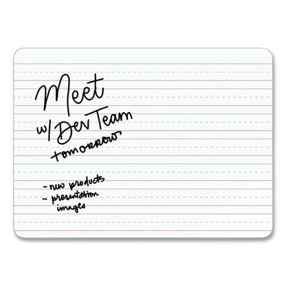 Double-sided Dry Erase Lap Board, 12 X 9, White Surface, 10/pack