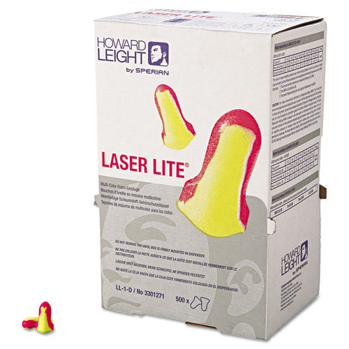 Ll-1 D Laser Lite Single-use Earplugs, Cordless, 32nrr, Ma/yw, Ls500, 500 Pairs