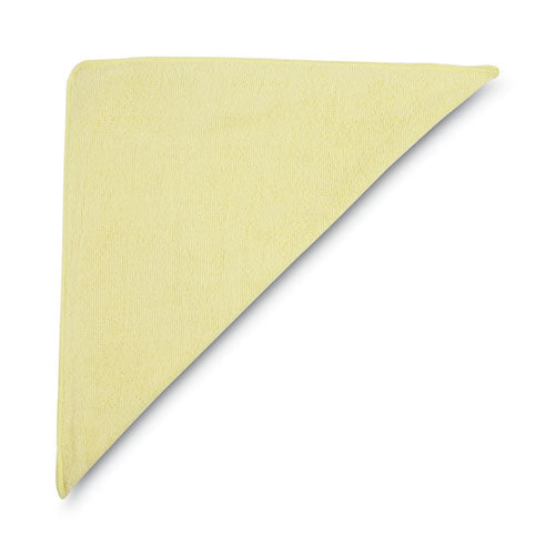 Microfiber Cleaning Cloths, 16 X 16, Yellow, 24/pack