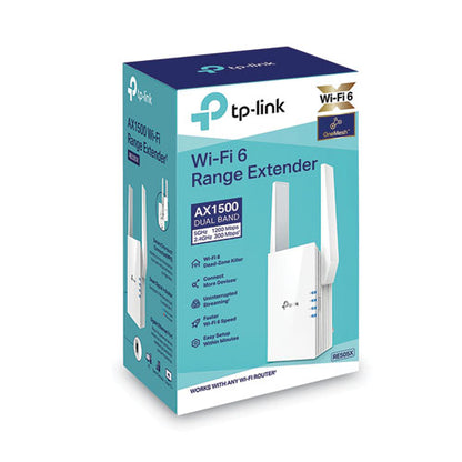 Tp-link Ax1500 Re505x 1500mbps Wi-fi Dual Band Range Extender, 1 Port, Dual-band 2.4 Ghz/5 Ghz