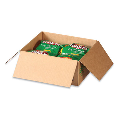 Coffee Filter Packs, Decaffeinated Classic Roast, 9/10oz, 10/pack, 4 Packs/carton