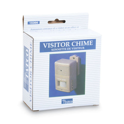 Visitor Arrival/departure Chime, Battery Operated, 2.75 X 2 X 4.25, Gray