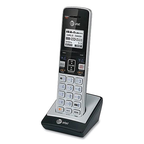 Tl86003 Cordless Telephone Handset For The Tl86103 System, Silver/black