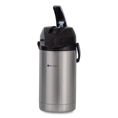 3 Liter Lever Action Airpot, Stainless Steel/black