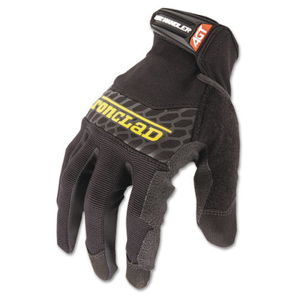 Box Handler Gloves, Black, Large, Pair