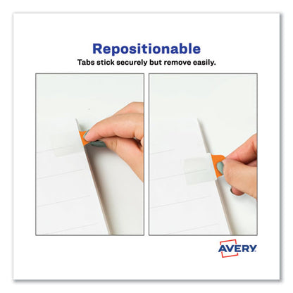 Ultra Tabs Repositionable Tabs, Mini Tabs: 1" X 1.5", 1/5-cut, Assorted Neon Colors, 40/pack