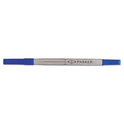 Refill For Parker Roller Ball Pens, Medium Conical Tip, Blue Ink