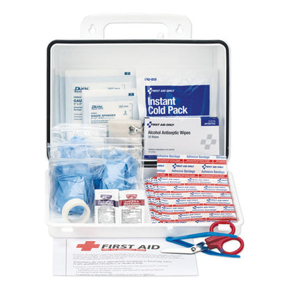 Office First Aid Kit, For Up To 25 People, 131 Pieces, Plastic Case
