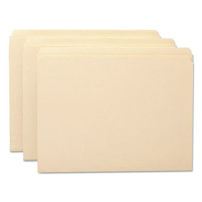 Manila File Folders, Straight Tabs, Letter Size, 0.75" Expansion, Manila, 100/box