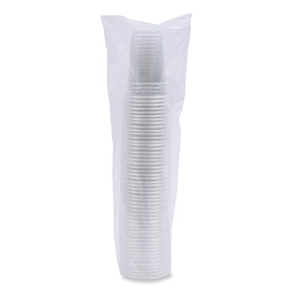 Clear Plastic Cold Cups, 9 Oz, Pet, 50 Cups/sleeve, 20 Sleeves/carton