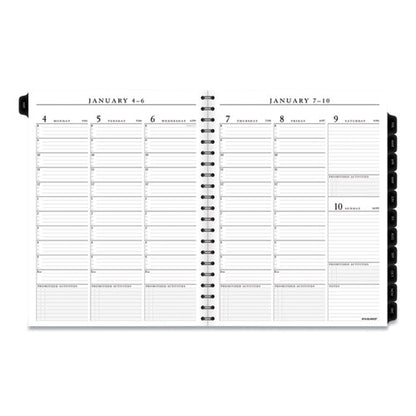 Executive Weekly/monthly Planner Refill With 15-minute Appointments, 11 X 8.25, White Sheets, 12-month (jan To Dec): 2024