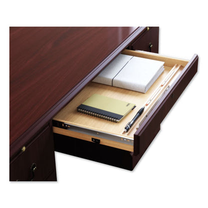 94000 Series Double Pedestal Desk, 72" X 36" X 29.5", Mahogany