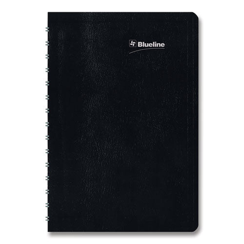 Duraglobe Daily Planner, 30-minute Appointments, 8 X 5, Black Cover, 12-month (jan To Dec): 2024