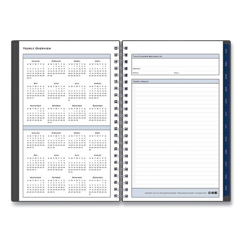 Passages Weekly/monthly Planner, 8 X 5, Charcoal Cover, 12-month (jan To Dec): 2024