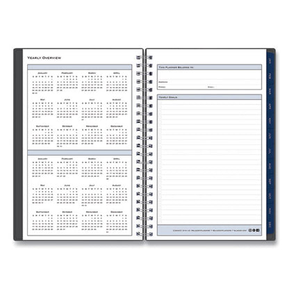 Passages Weekly/monthly Planner, 8 X 5, Charcoal Cover, 12-month (jan To Dec): 2024