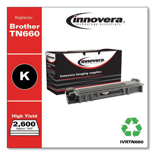 Remanufactured Black High-yield Toner, Replacement For Tn660, 2,600 Page-yield