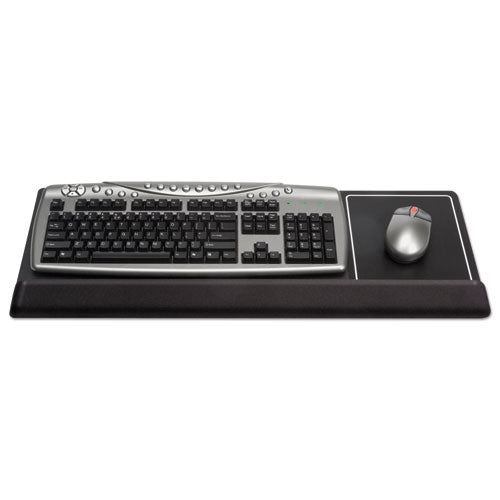 Extended Keyboard Wrist Rest, 27 X 11, Black