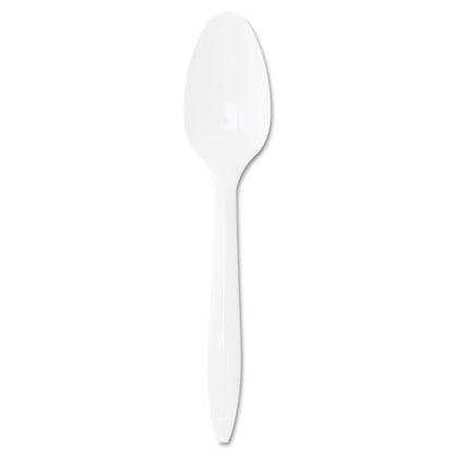 Style Setter Mediumweight Plastic, Spoons, White, 5.6", 1000/carton