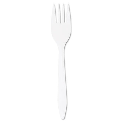 Style Setter Mediumweight Plastic, Spoons, White, 5.6", 1000/carton