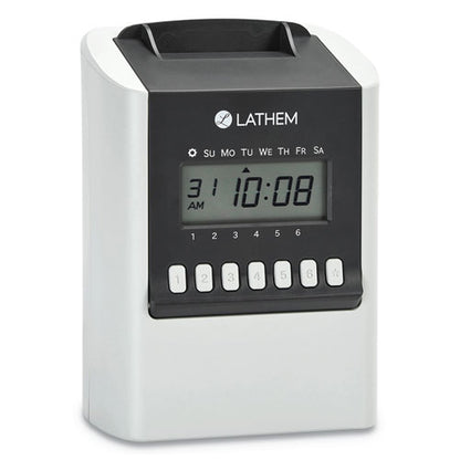 700e Calculating Time Clock, Digital Display, White